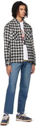 ICECREAM Gray Check Shirt