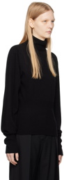 LOW CLASSIC Black Bishop Sleeve Sweater