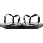 Ancient Greek Sandals Black Saionara Jelly Flip-Flops
