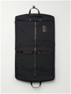 Mismo - Leather-Trimmed Recycled-Shell Garment Bag