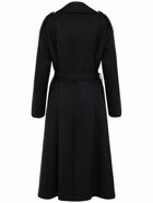 ETRO - Embroidered Wool Long Coat W/belt