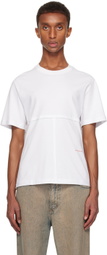 Eckhaus Latta White Lapped T-shirt