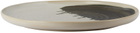 ferm LIVING Off-White & Black Omhu Centerpiece Plate