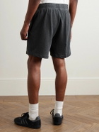 James Perse - Loopback Cotton-Jersey Drawstring Shorts - Gray
