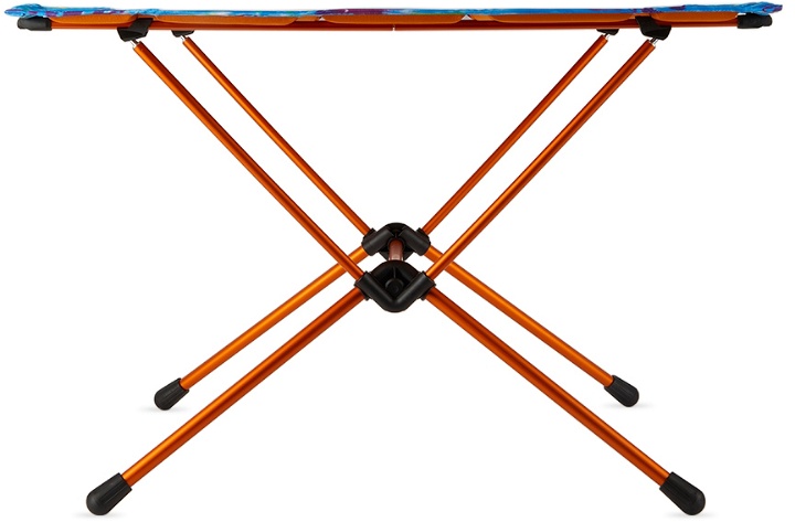 Photo: Helinox Orange Tie-Dye Large One Hard Top Table