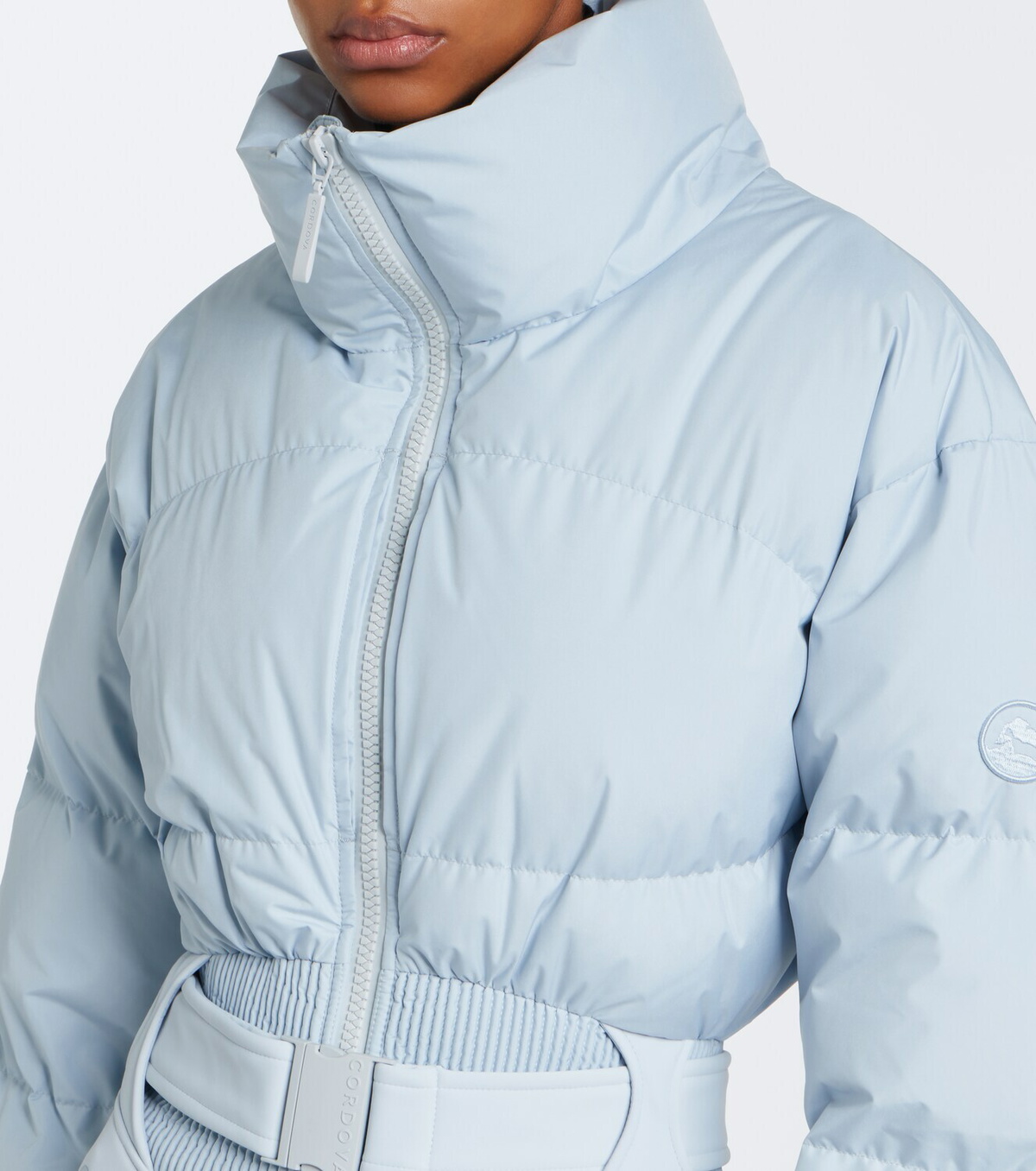 Cordova Fassa belted down ski suit