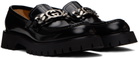 Gucci Black Interlocking G Loafers
