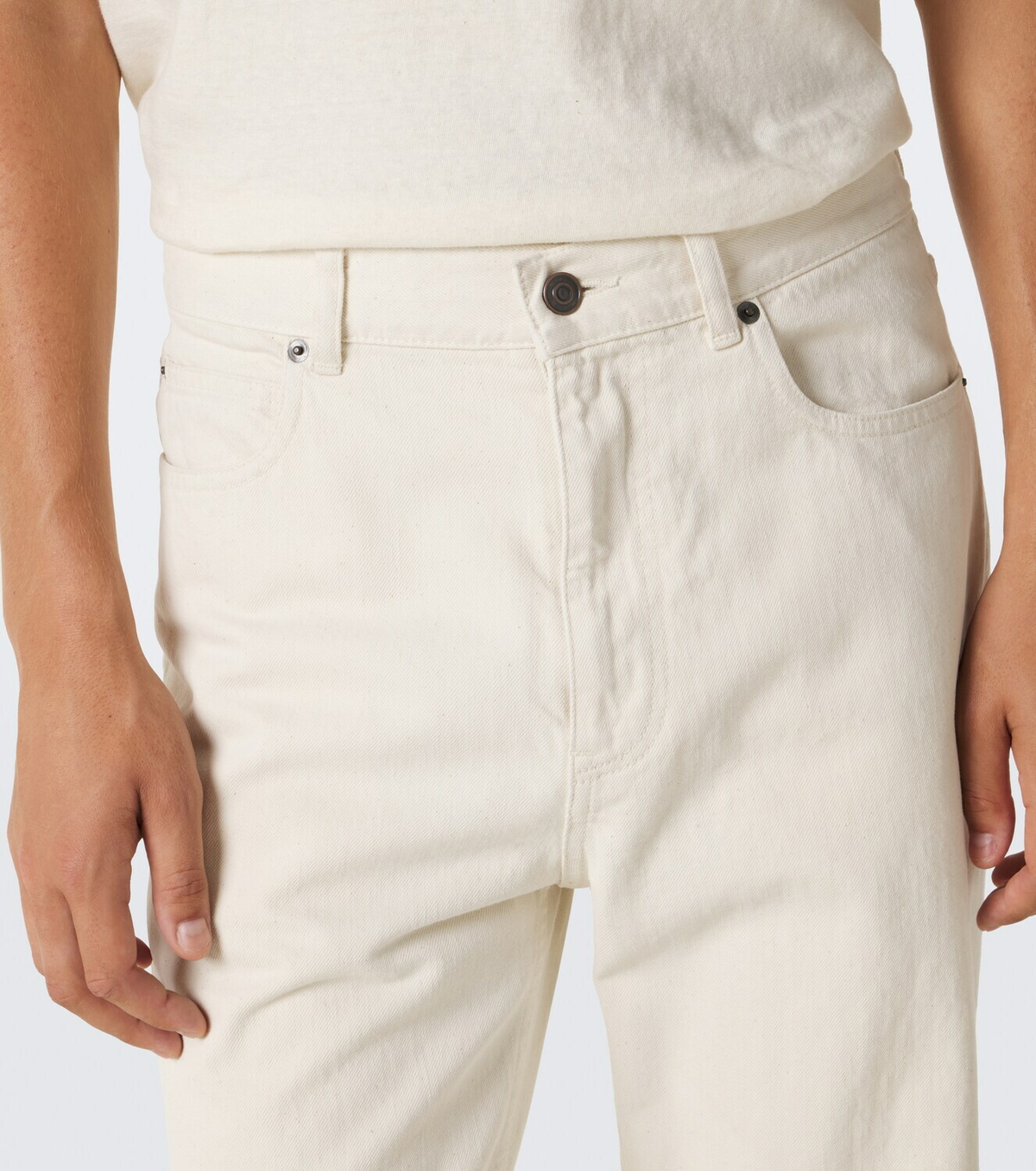 The Row Vanya straight jeans