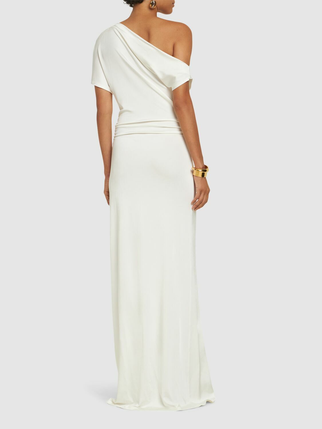 green emerald velvet dress Inez Dress White  TOVE Studio