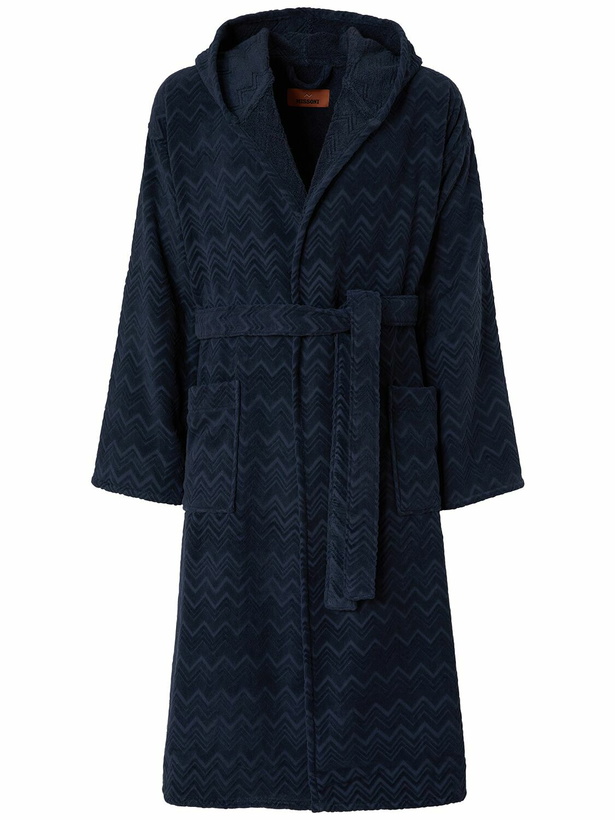 Photo: MISSONI HOME Chalk Hooded Bathrobe