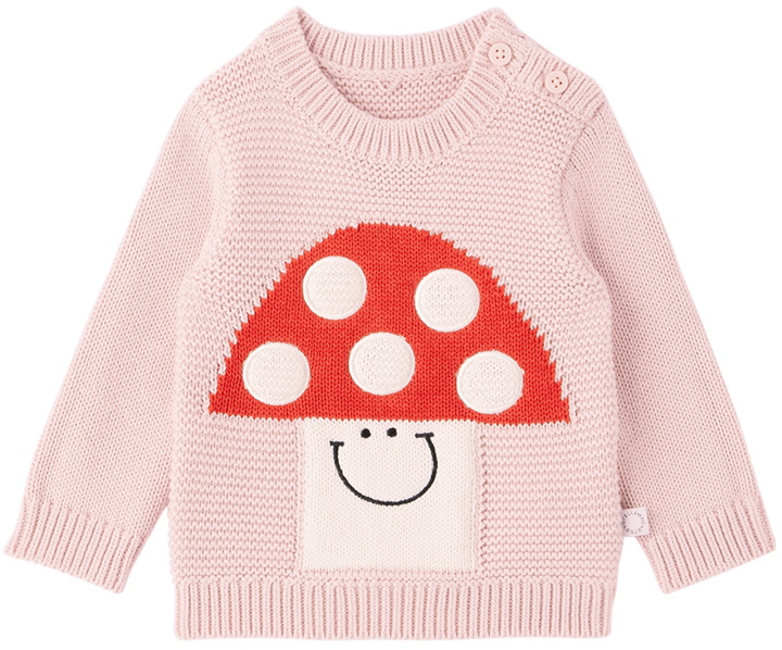 Photo: Stella McCartney Baby Pink Smiley Mushroom Sweater