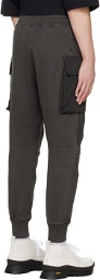 The Viridi-anne Gray Dyed Cargo Pants