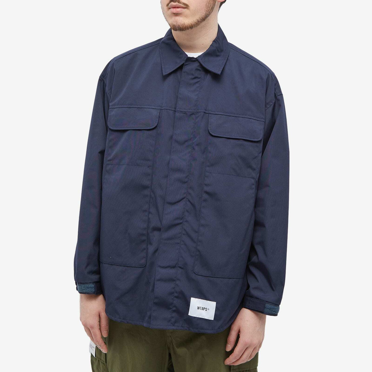 WTAPS Men's Vert Shirt Jacket in Navy