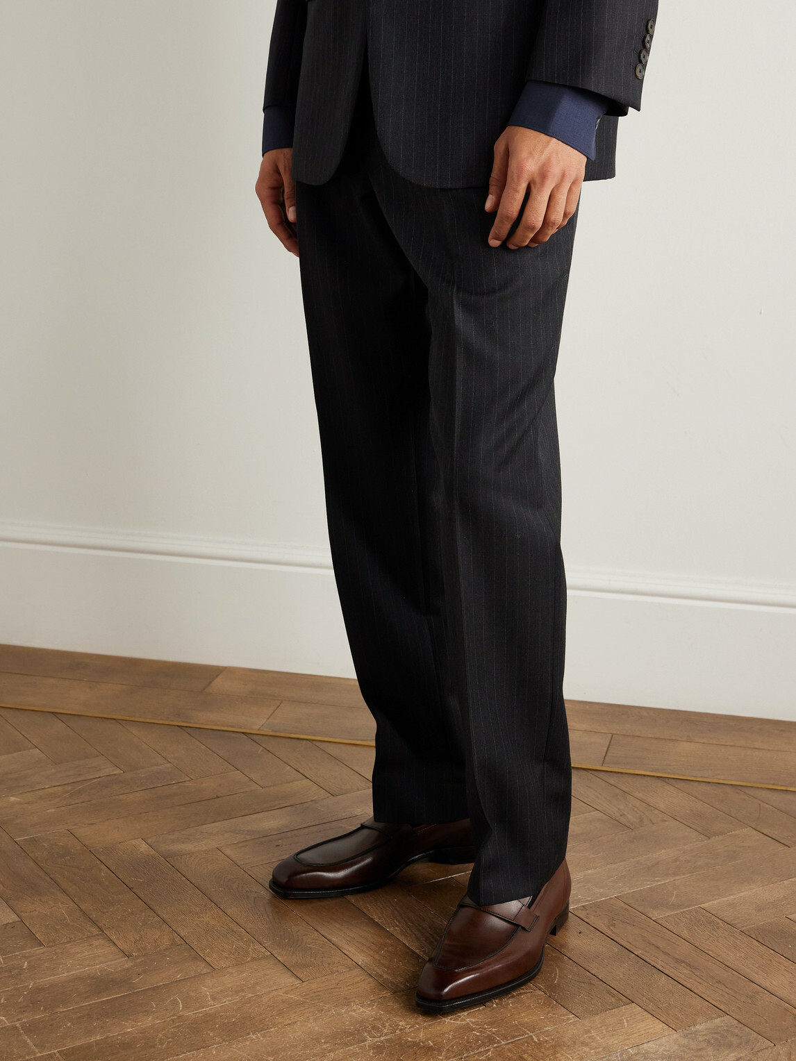 George Cleverley - George Leather Penny Loafers - Brown