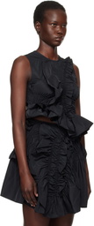 Cecilie Bahnsen Black Geo Tank Top