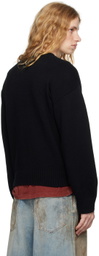 Dsquared2 Black Crewneck Sweater
