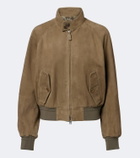 Ralph Lauren Collection Suede bomber jacket