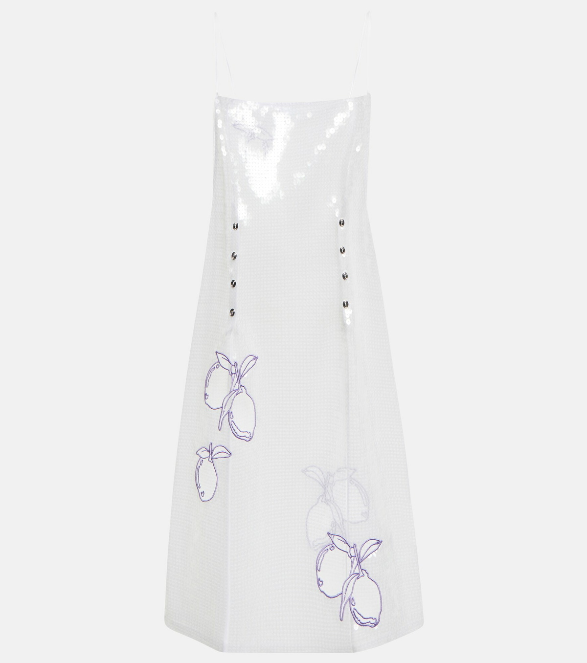 Bottega Veneta - Sequined embroidered slip dress Bottega Veneta