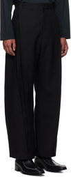 NAMESAKE Black Kevin Pleated Trousers