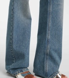 Blumarine Logo straight jeans