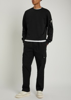 Moose Knuckles Hartsfield Logo-appliqué Cotton Sweatshirt Black