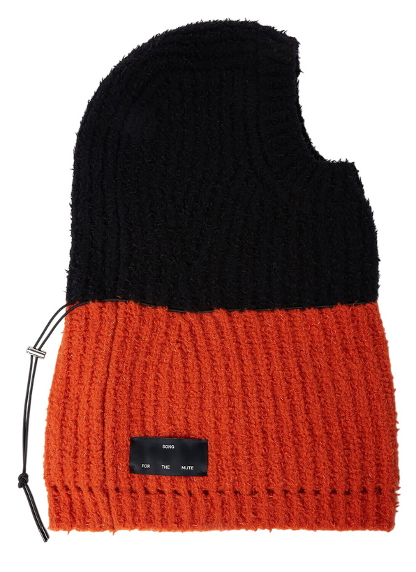 Photo: Song for the Mute Oversized Knitted Balaclava