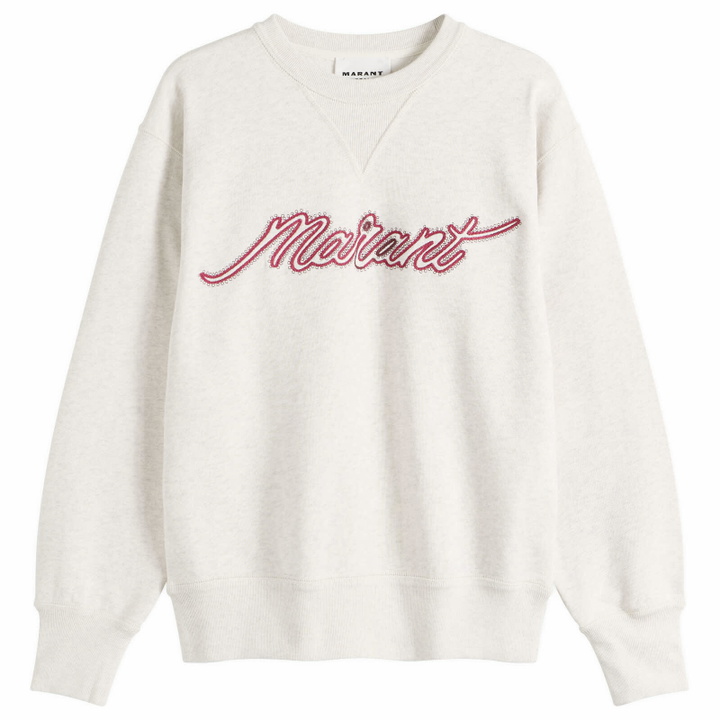 Photo: Isabel Marant Women's Étoile Rise Logo Sweatshirt in Ecru