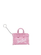 MC2 Saint Barth Pink Cotton Canvas Key Holder