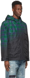 Neighborhood Black & Green Check Fade E Jacket