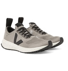 Rick Owens - Veja Rubber-Trimmed V-Knit Sneakers - Gray