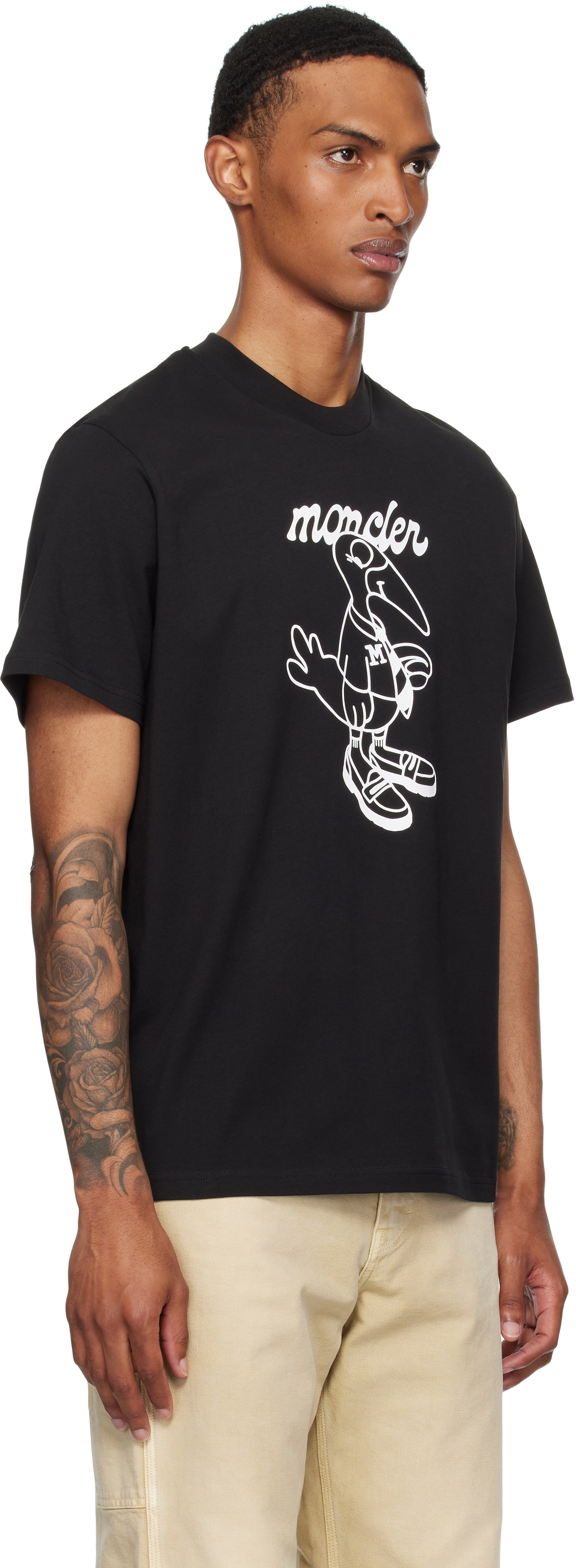 Moncler Black Archivio Creativo T-shirt Moncler