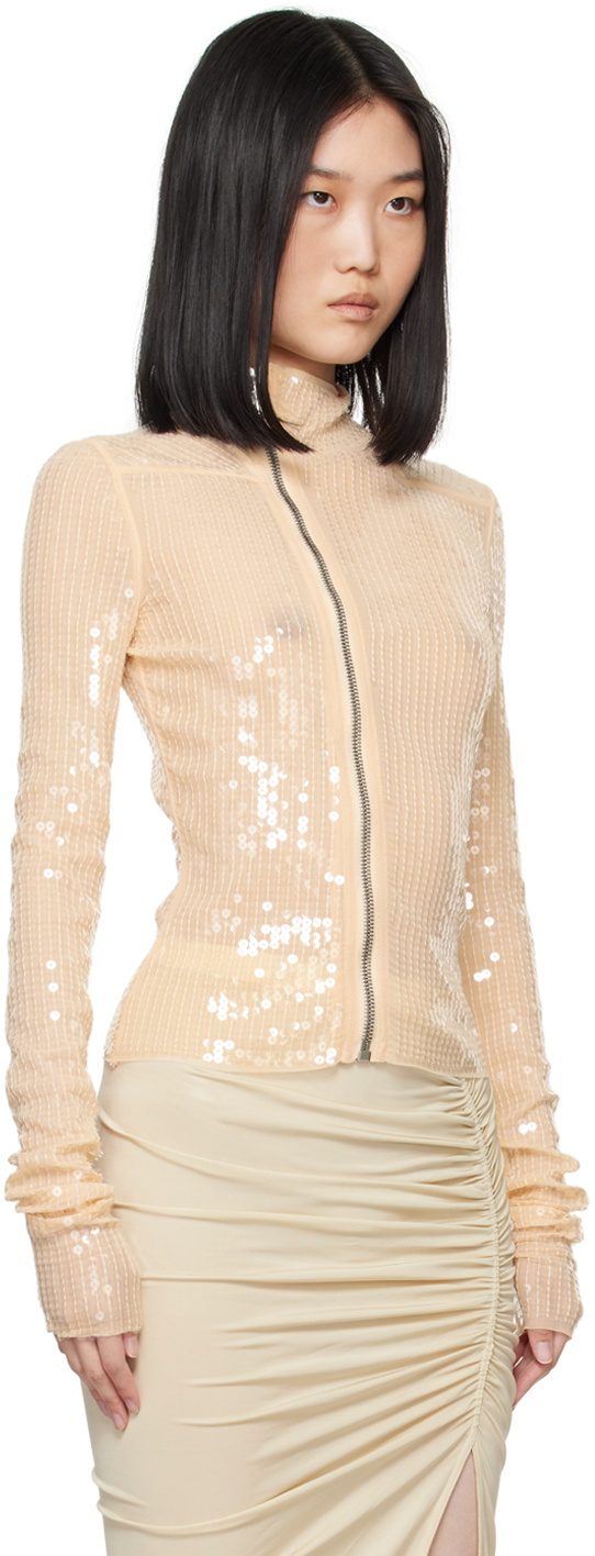 Rick Owens Lilies Beige Gary Jacket