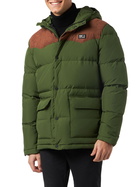 MC2 Saint Barth Man Military Green Hooded Down Jacket Baxter
