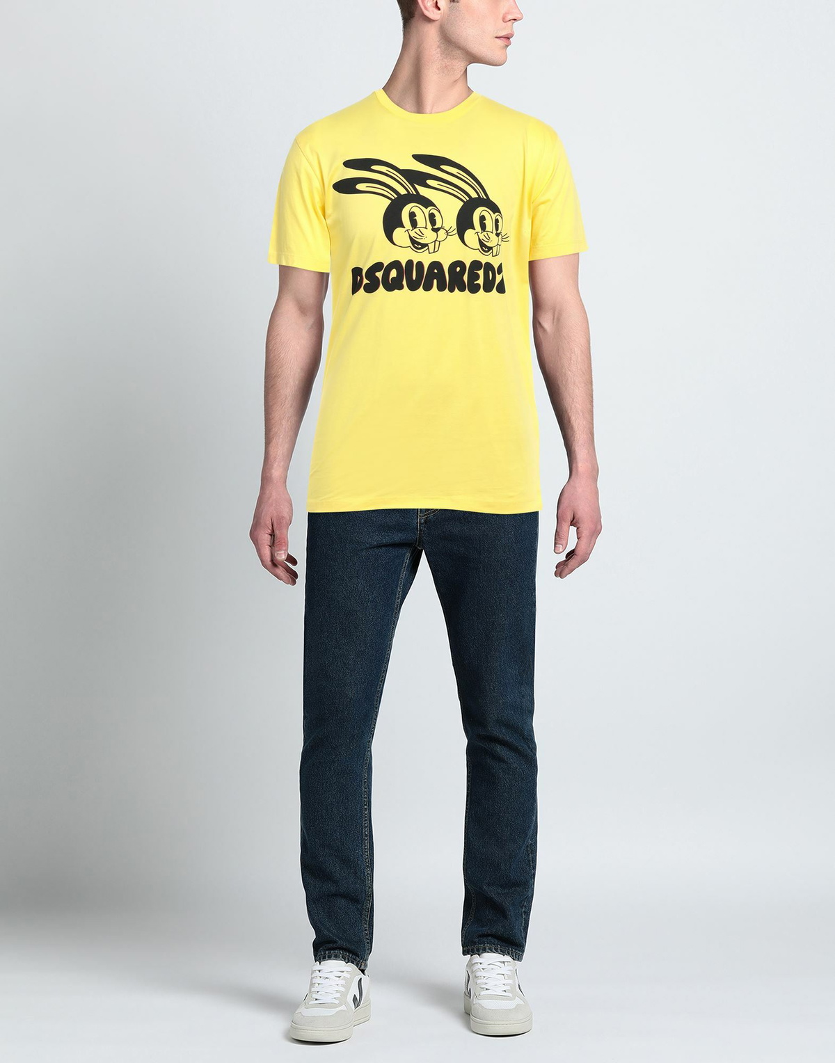 Dsquared2 Mens T-shirt in Yellow