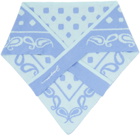 Jacquemus Blue Le Raphia 'Le Foulard Amaro' Bandana