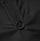 Nike Tennis - NikeCourt Challenger Logo-Print Dri-FIT Mesh Half-Zip Tennis Jacket - Black