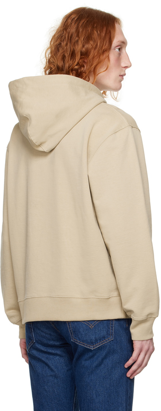 Saturdays NYC Beige Ditch Miller Hoodie