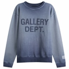 Gallery Dept Men's . Washed Logo Crewneck in Navy