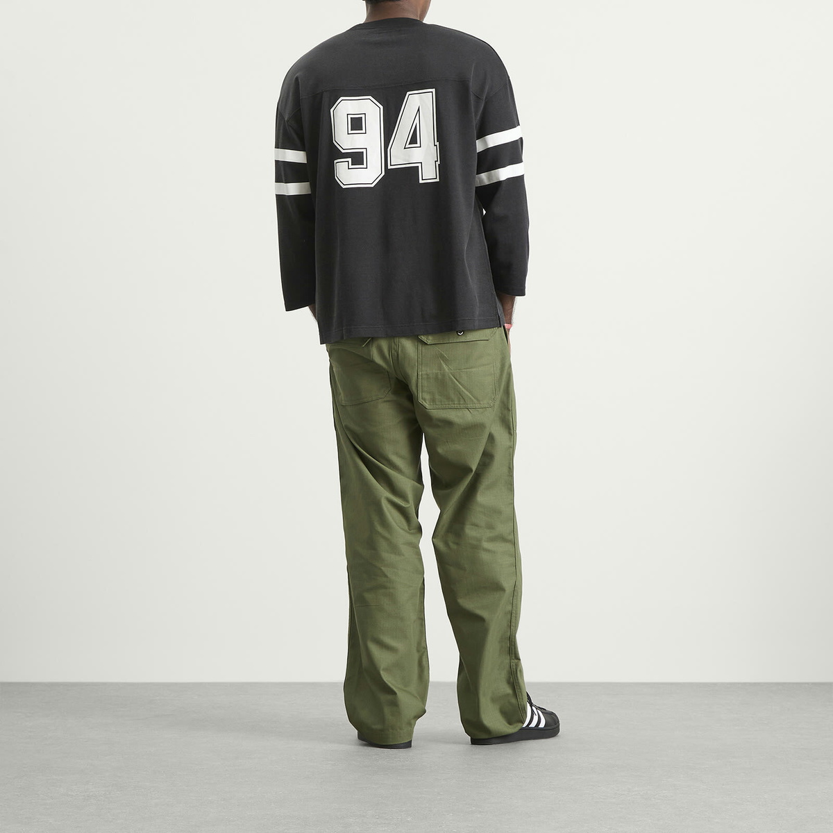 Neighborhood Men's Football Shirt in Black Neighborhood