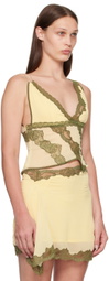 VAILLANT Yellow Deconstructed Tank Top