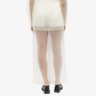 DONNI. Women's Organza Simple Trousers in Cream