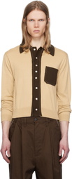 Camiel Fortgens Beige & Brown 70s Cardigan