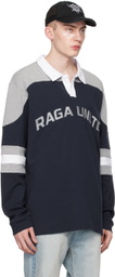 Raga Malak Navy & Gray UNLTD Polo