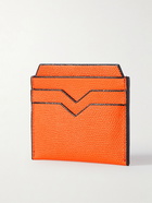 Valextra - Pebble-Grain Leather Cardholder