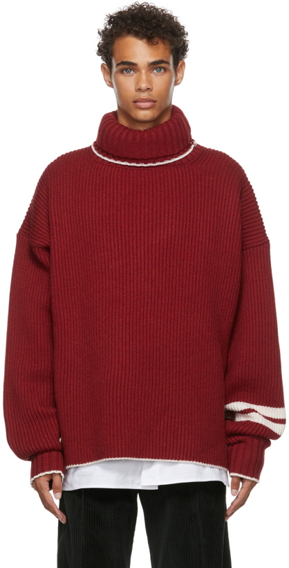 Photo: UNIFORME Roll Neck Virgin Wool & Cashmere Sweater