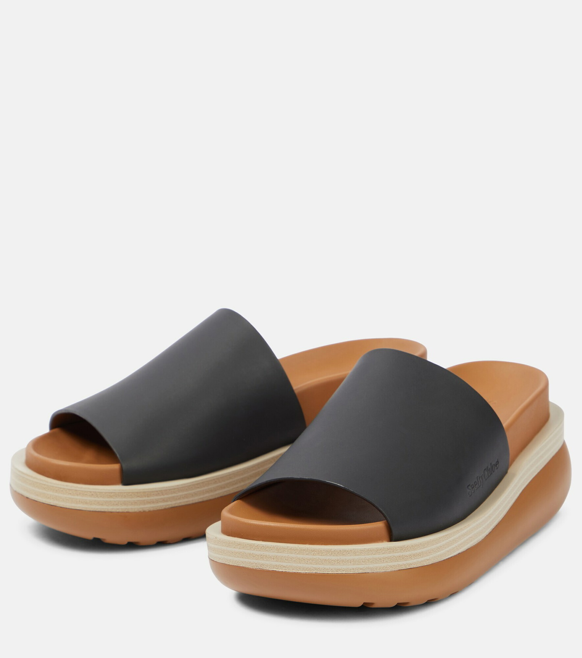 See By Chloe - Cicily leather slides