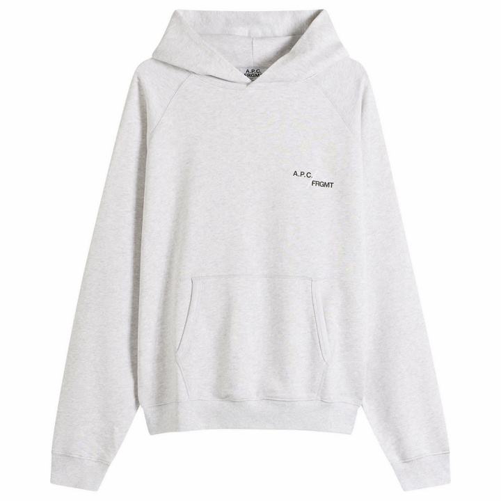 Photo: A.P.C. Men's FRGMT. Duck Hoodie in Heathered Grey