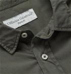 OFFICINE GÉNÉRALE - Lipp Slim-Fit Pigment-Dyed Cotton Shirt - Green