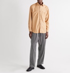 UMIT BENAN B - Silk and Cashmere-Blend Shirt - Neutrals