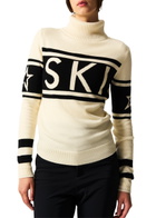 Perfect Moment Schild Roll-neck Merino Wool Sweater Cream
